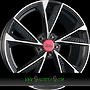 MAM MAM RS6 7,5x17 5x100 ET35.00 black front polish (bfp)