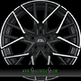  MM06 8x18 5x112 ET45.00 black polished