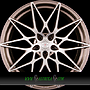 AXXION AX9 COMPETITION 8,5x19 5x108 ET45.00 platin grau hochglanzpoliert (pgp+)