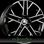 BORBET XV 9,5x19 5x114,3 ET45.00 black glossy