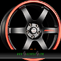 BORBET DB8GT2 8,5x19 5x114,3 ET35.00 black matt rim red