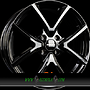  MONACO CL2 6,5x16 4x108 ET32.00 glanz schwarz