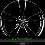  UA24 8x18 5x120 ET35.00 black painted