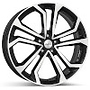 DEZENT DEZENT TA DARK schwarz frontpoliert 8.0Jx18 ET45 5x114.3x71.6 (wintertauglich) 8x18 5x114,3 ET45.00 black/polished front