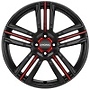 RONAL R57/JBLREDS/42 7,5x17 5x120 ET42.00 jetblack-red spoke