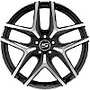 MSW MSW MSW 40 8X19 5X108 ET40 73.1 (GLOSS BLACK F. POL. URBAN CROSS) 8x19 5x108 ET40.00 gloss black f. pol.