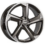 DBV 8.0x19 5/112 ET45 Torino III anthrazit gl?nzend, front poliert 70.1 8x19 5x112 ET45.00 torino iii dg9km45agp dbv ()