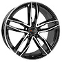 AVUS CERCHIO IN LEGA AVUS MODELLO AF16 BLACK POLISHED 9X20 5X112 ET 45 20 POLLICI AVUS RACING 9x20 5x112 ET45.00 