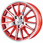 CMS Alufelge 6.0Jx15 5x100/35/57.1  C23 Diamond Red Gloss CMS 6x15 5x100 ET35.00 