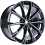 GMP Alufelge 9.5 J x 22 114,3/5/40/64,1  TOTALE Black Diamond GMP 9,5x22 5x114,3 ET40.00 