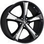  TETTSUT BLACK MATT SS INLAYS 5X120 ET20 HB72.6 9x19  9x19 5x120 ET0.00 