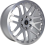  COMBAT silver matt lip + cap polished 8.0Jx18 ET40 5x130x84.1 (wintertauglich) x18 5x130 ET 