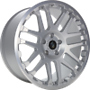  COMBAT silver matt lip polished 8.0Jx18 ET45 5x120x65.1 (wintertauglich) x18 5x120 ET 