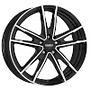 DEZENT 6.0x16 5/100 ET45.0 KF dark black/polished 57.1 FIX x16 5x100 ET45.00 