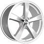 DIEWE 7x17 TRINA Argento 5x112 ET38 ML66.6 silber mit ZR-System 7x17 5x112 ET0.00 