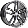 GMP Atom 8x18 ET25 5x112 66.5 Anthracite Diamond mit ZR-System 8x17 5x112 ET25.00 